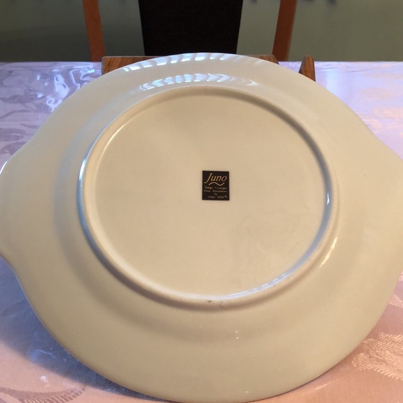 🏺🏺🏺VERSACE COPY OF THE GREEK KEY CAKE PLATE GOLD AND MAROON IN COLOR🏺🏺🏺 - Picture 2 of 7